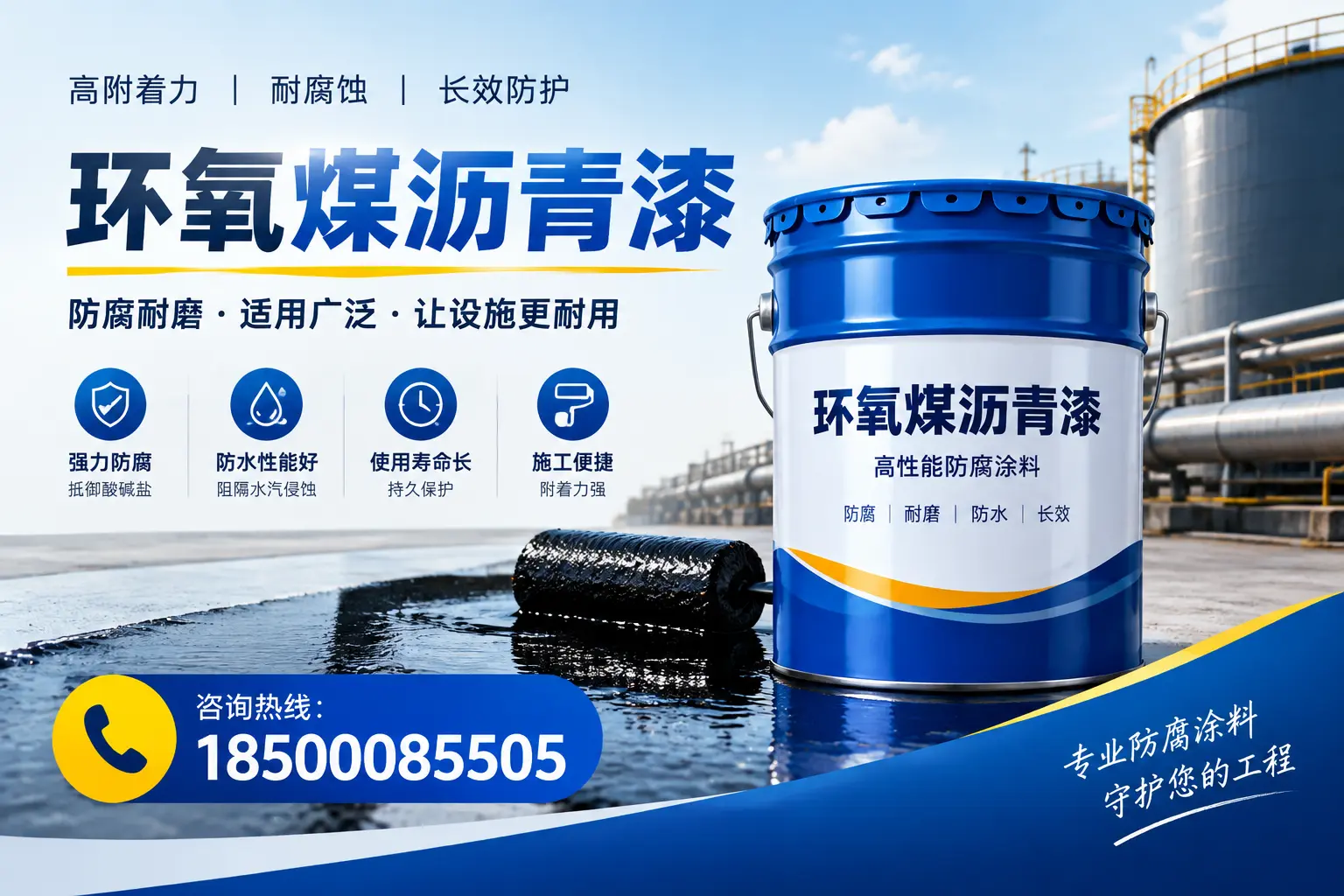 环氧煤沥青漆与其他涂料的对比分析,助力郑州企业决策
